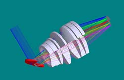 レーザ、集光系　ZEMAX